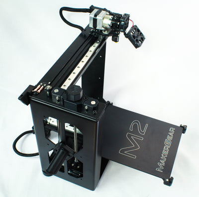 Top left view - MakerGear M2 Desktop 3D Printer - Best value for professionals, schools, DIY enthusiasts, and serious makers. This photo is an example of the complexity, precision, and high print quality that the MakerGear M2 is best known for. With its large build volume, heated build plate / platform, open design, easy of use, and ability to print in many different standard and exotic filament materials, the M2 provides everything you need to innovate in your field of work.